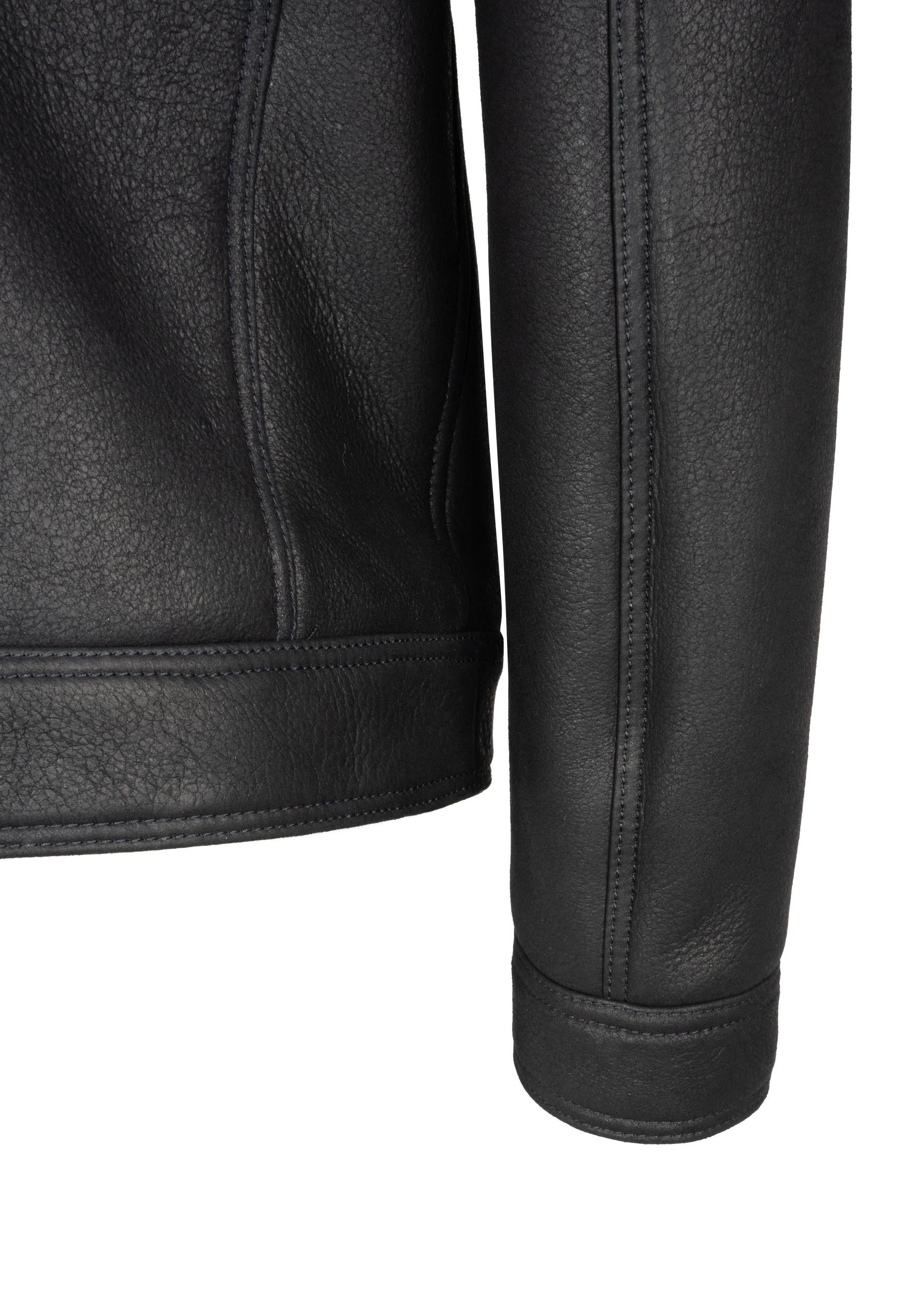 Herren Lammfelljacke - Edgar Lammfell in schwarz