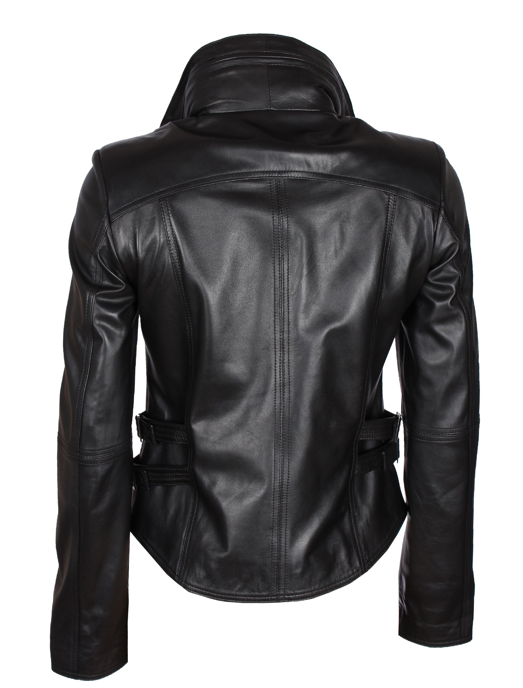 Damen Lederjacke 4873 aus Lammleder von Patago in schwarz