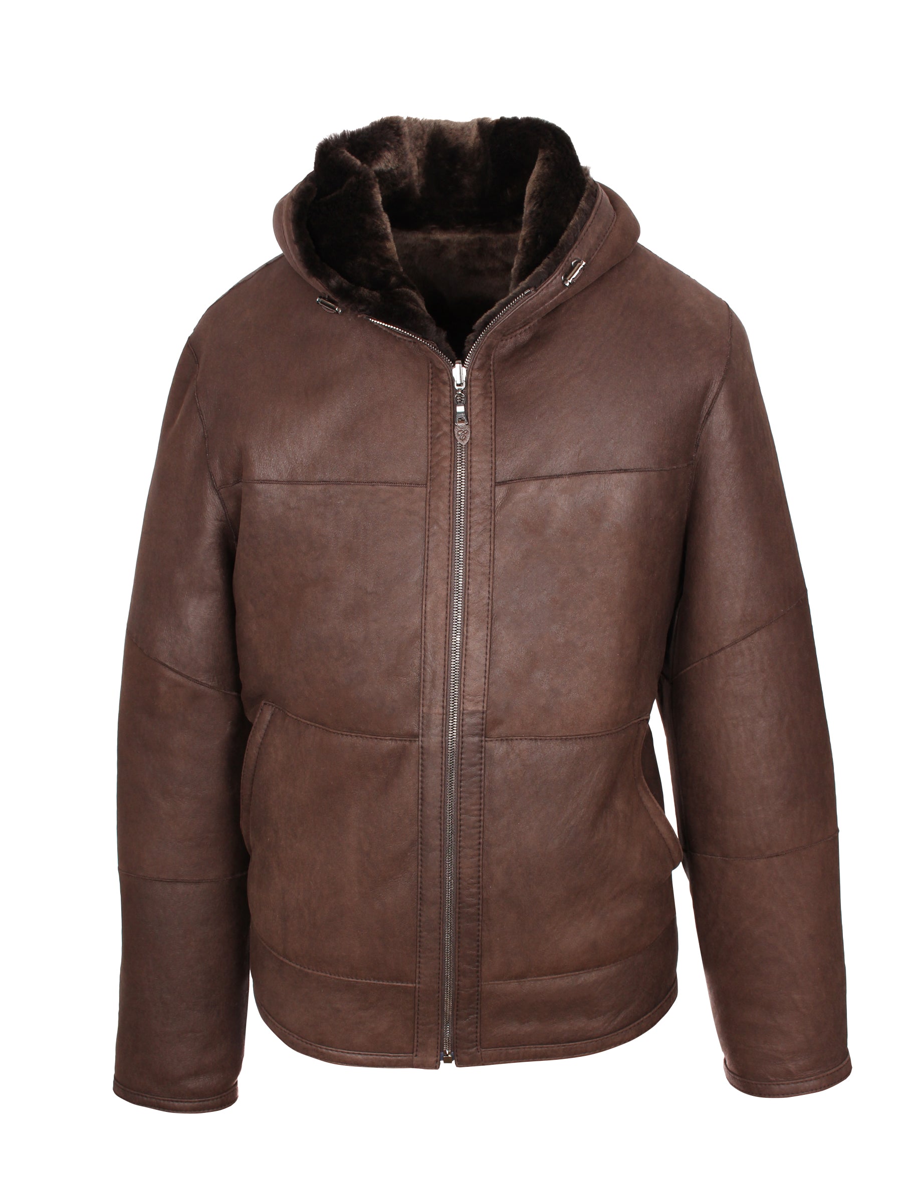 Herren Wendejacke - Lammfelljacke - Christ Milan in braun