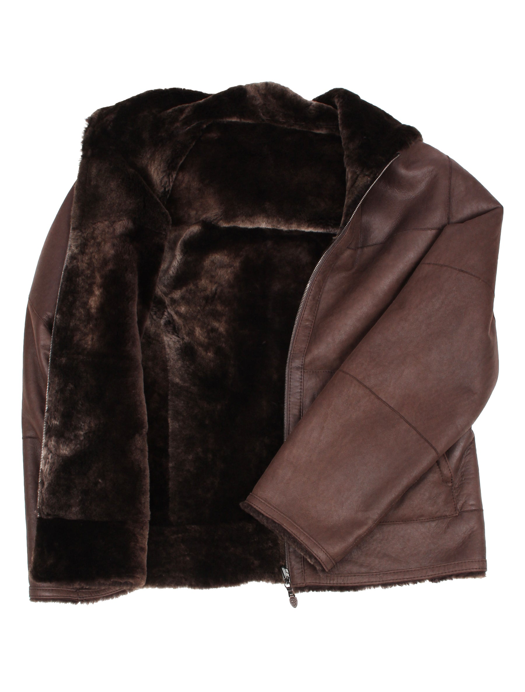 Herren Wendejacke - Lammfelljacke - Christ Milan in braun