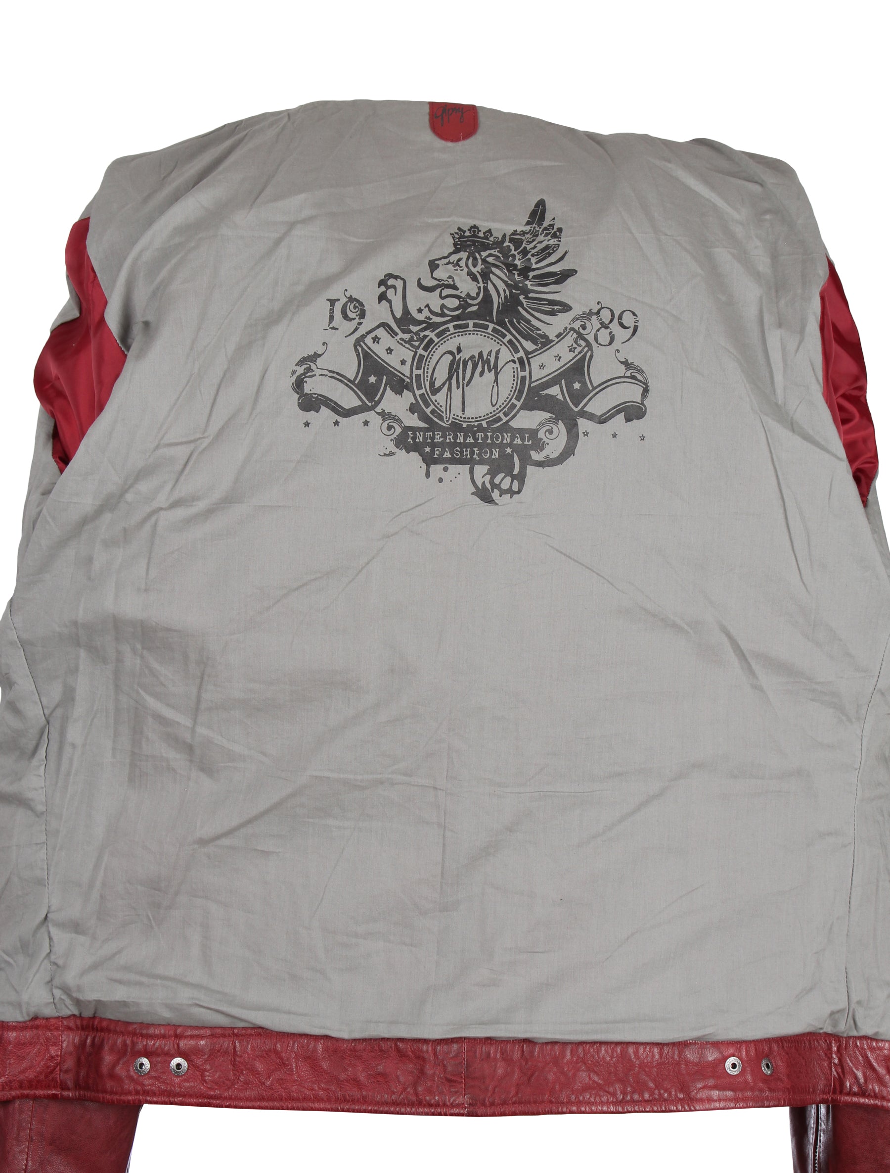 Herren Lederjacke Bikerjacke - Gipsy Camren in ox red