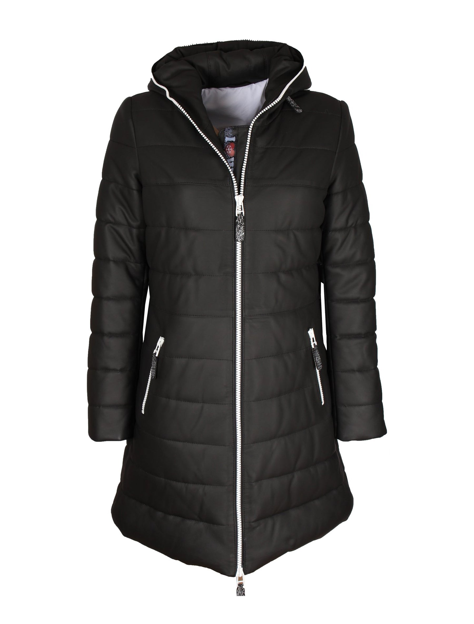 Steppmantel für Damen mit Wattierung - Dona in schwarz
