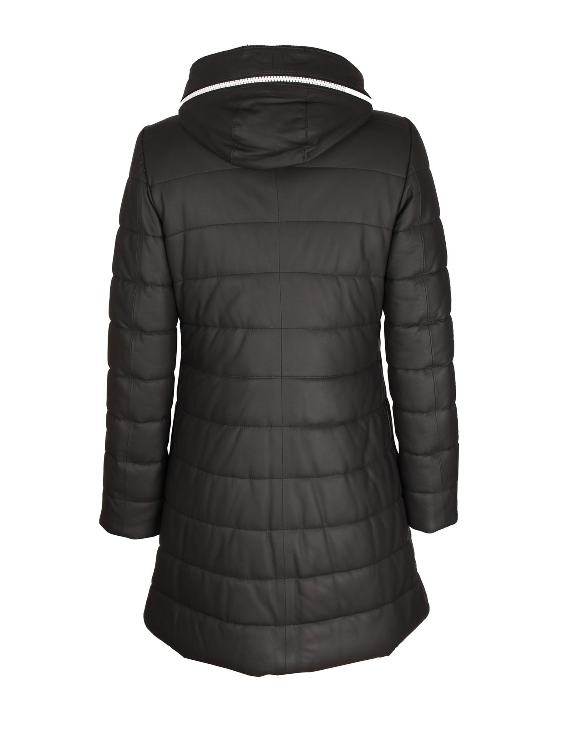 Steppmantel für Damen mit Wattierung - Dona in schwarz