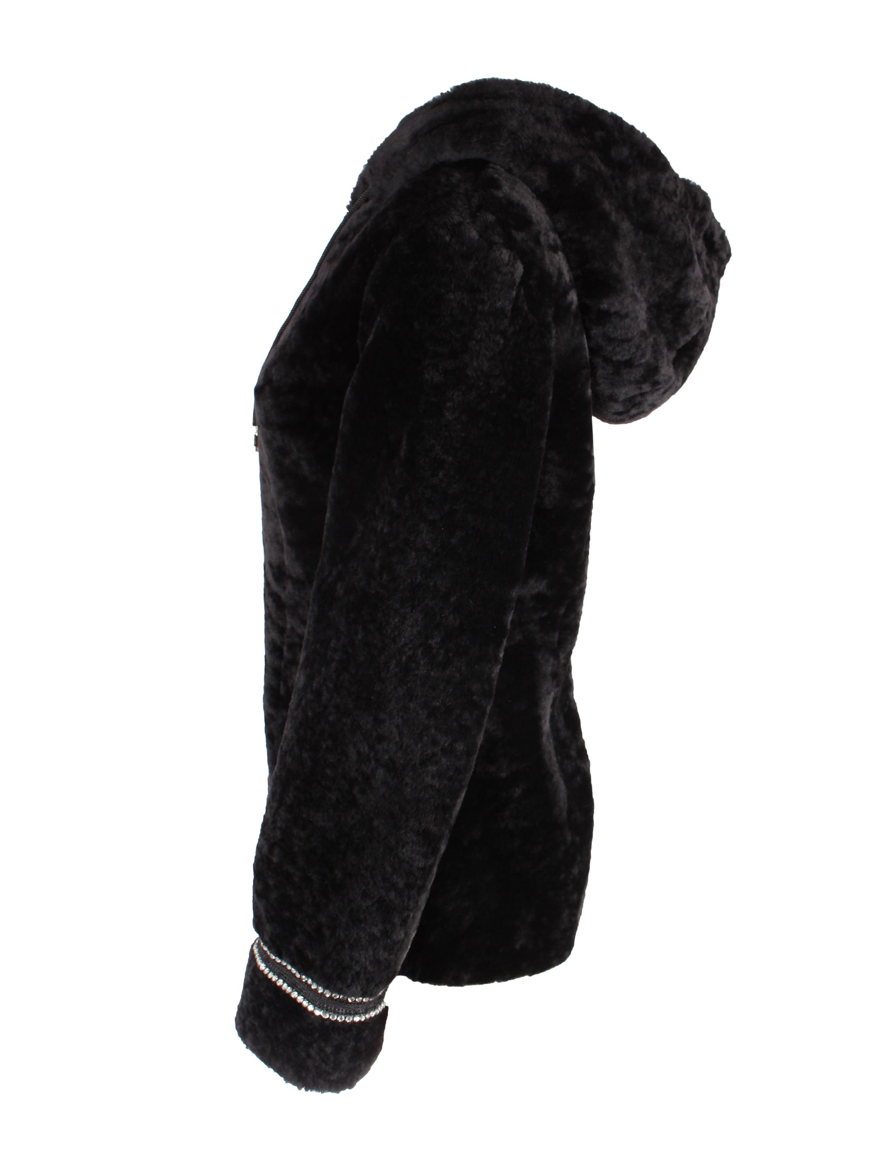 Damen Lammfelljacke mit Kapuze - Strella von Lolus