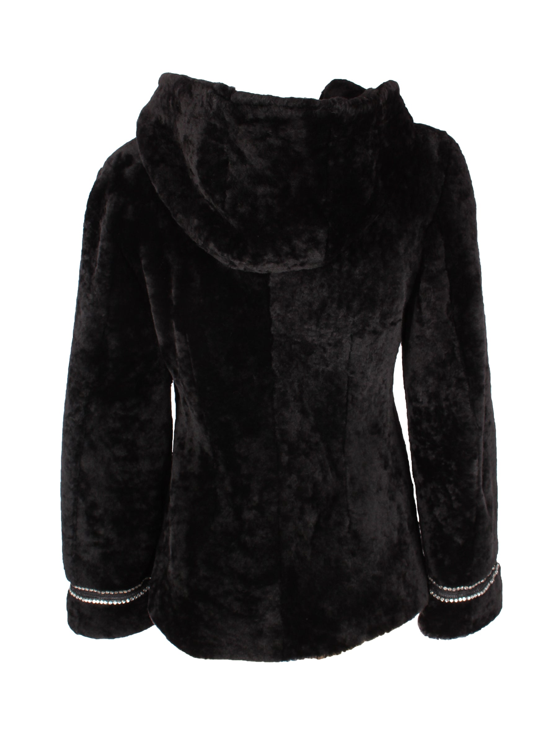 Damen Lammfelljacke mit Kapuze - Strella von Lolus
