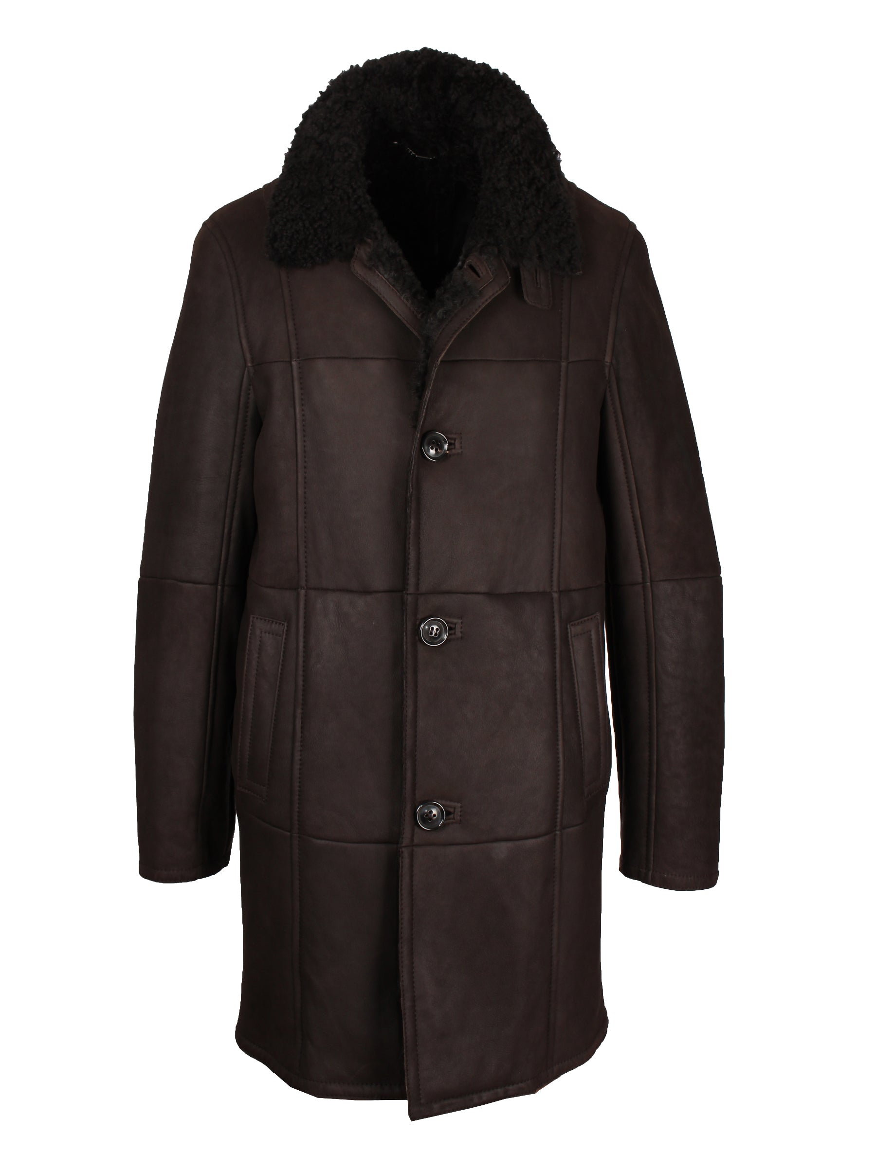 Herren Lammfellmantel mit Kragen Christ Arian in