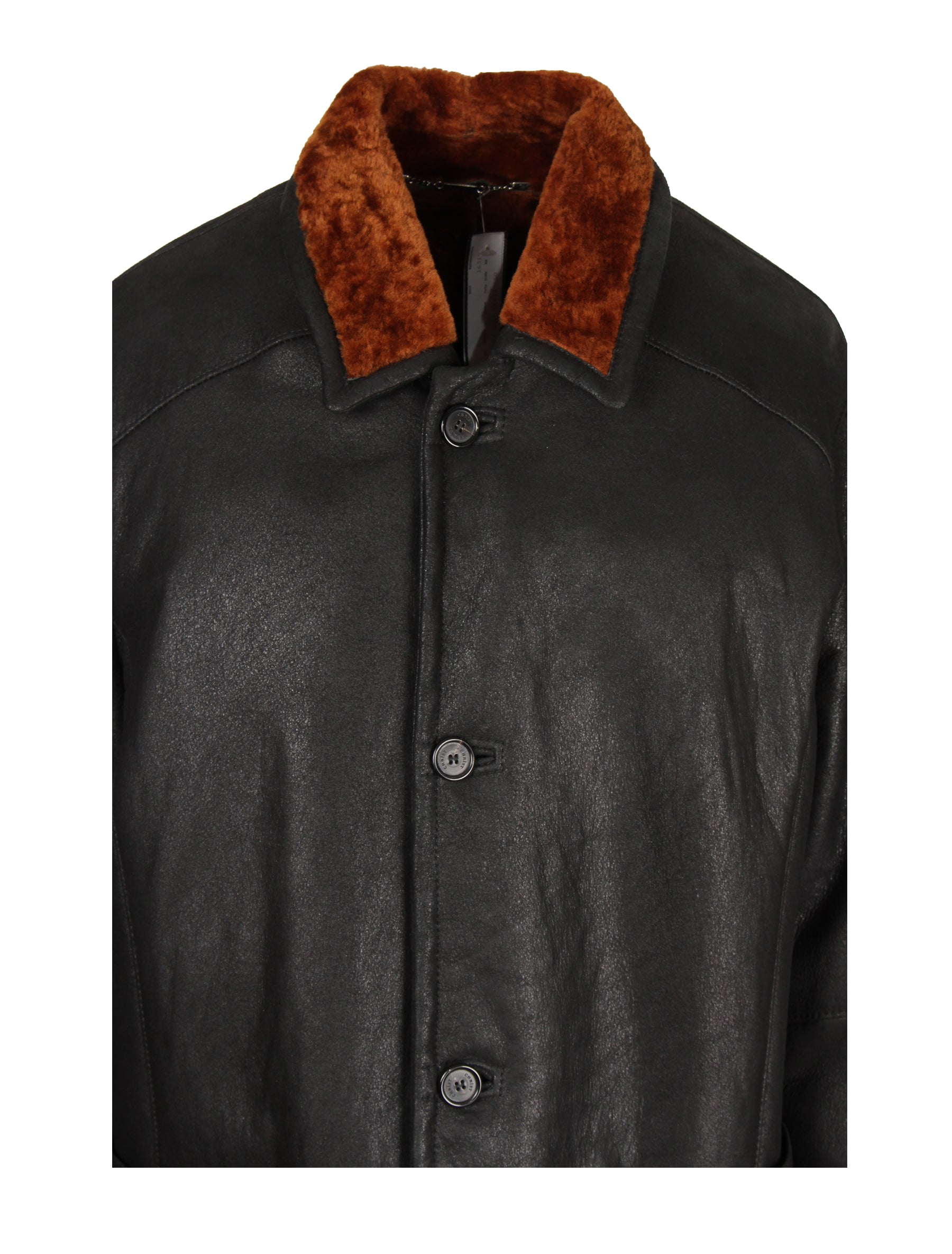 Herren Lammfelljacke von Christ - Bert in schwarz