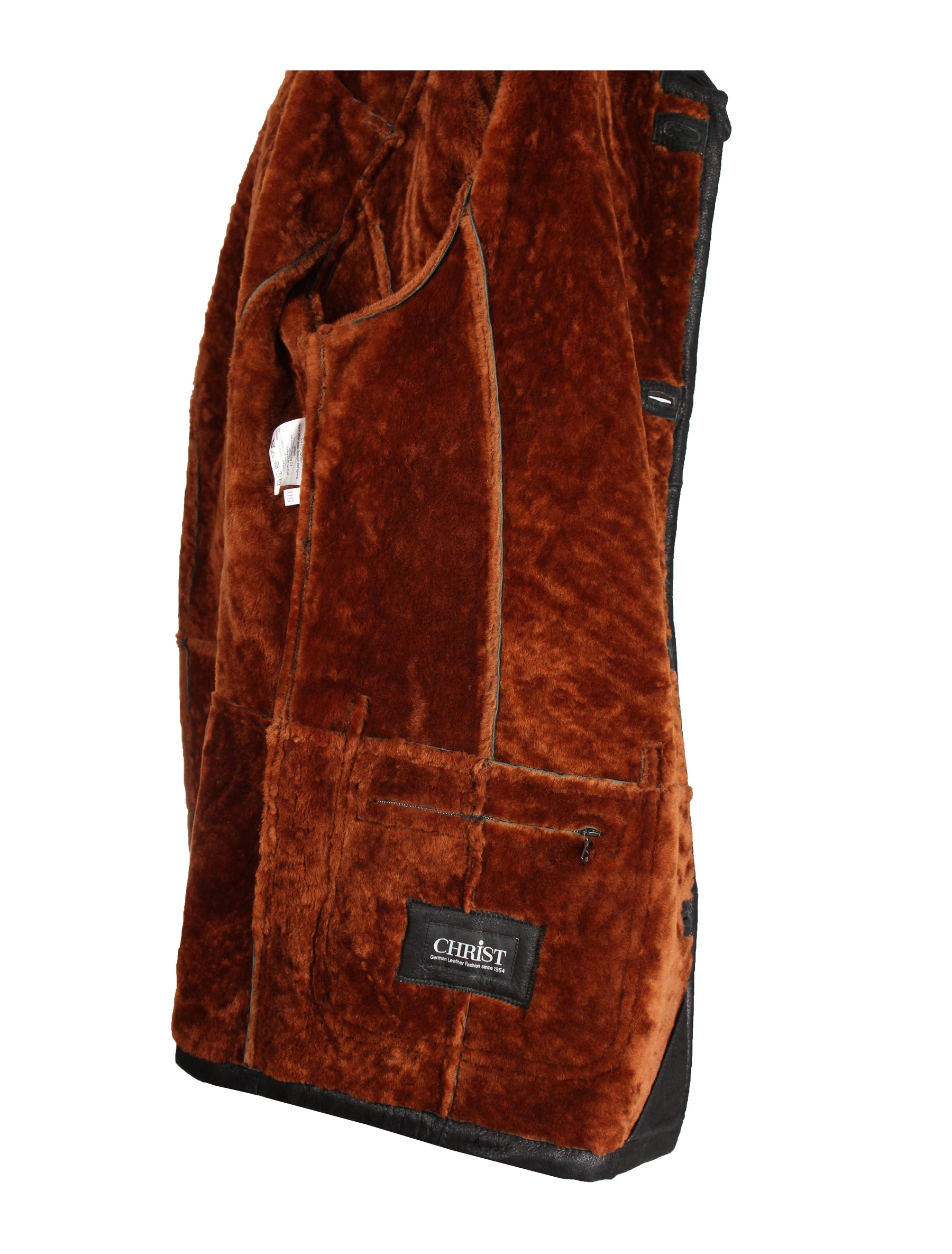 Herren Lammfelljacke von Christ - Bert in schwarz