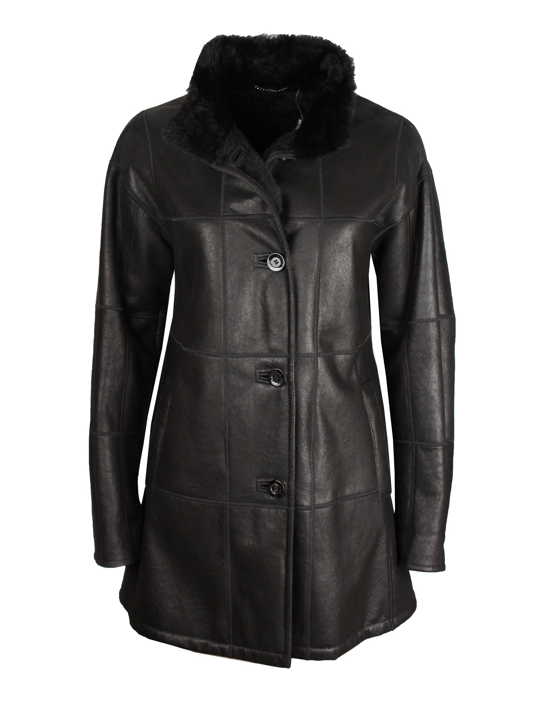 Leder Lammfelljacke Damen Christ Kurze Damen Lammfelljacke Im