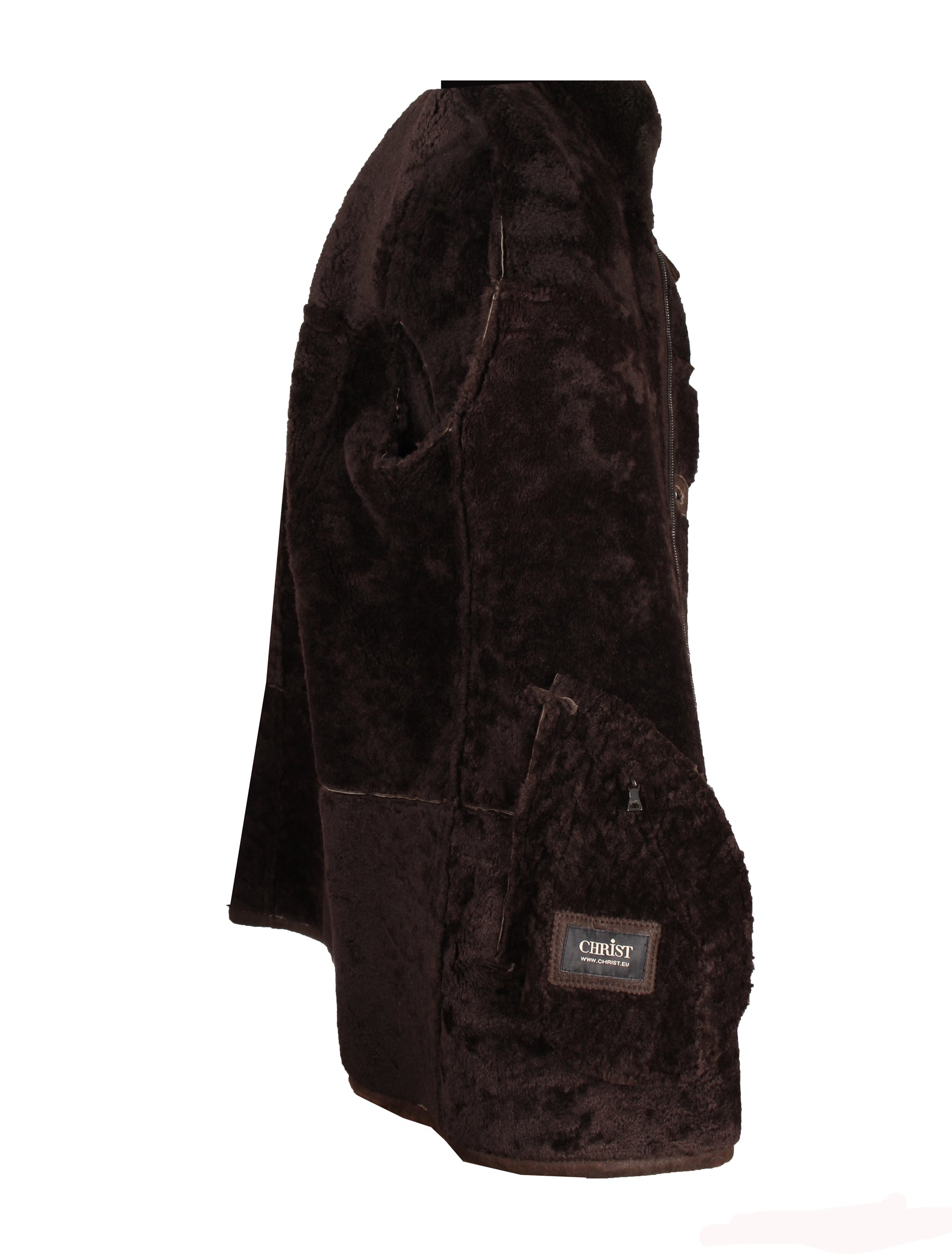 Herren Lammfelljacke von Christ - Clint in braun