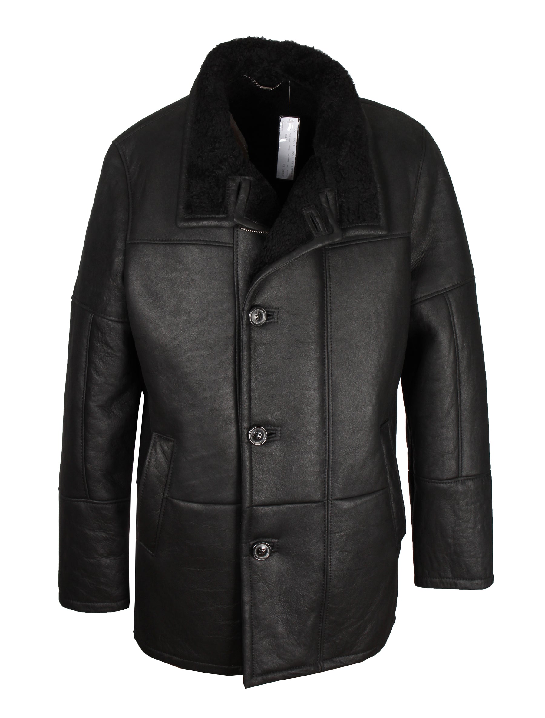 Werner Christ Herren Lammfelljacke - Jacob in schwarz
