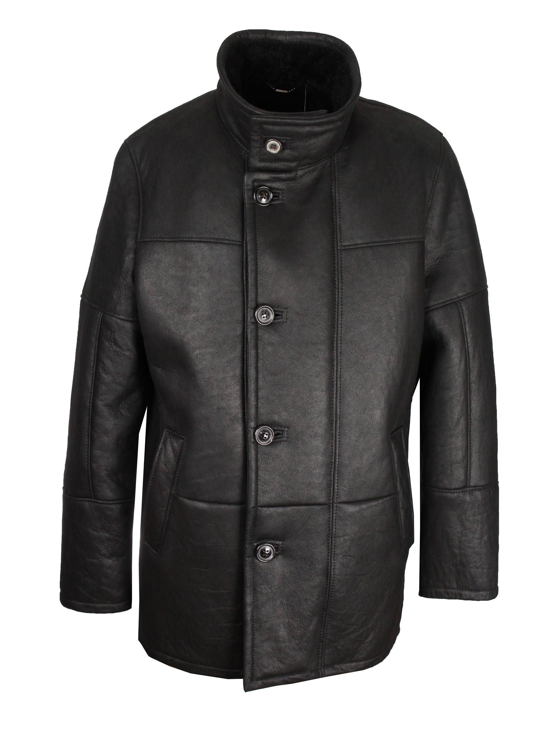 Werner Christ Herren Lammfelljacke - Jacob in schwarz
