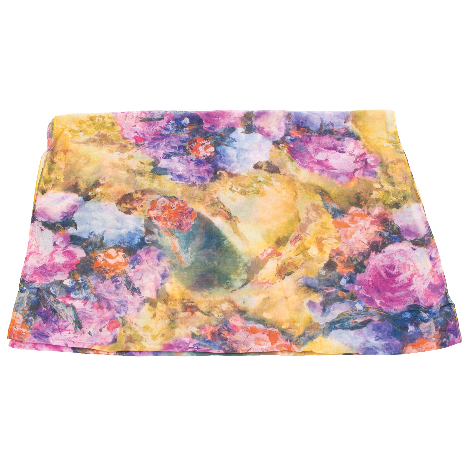 Loop | Rundschal | Tuch - Jasmin M14 mit Blumenmuster