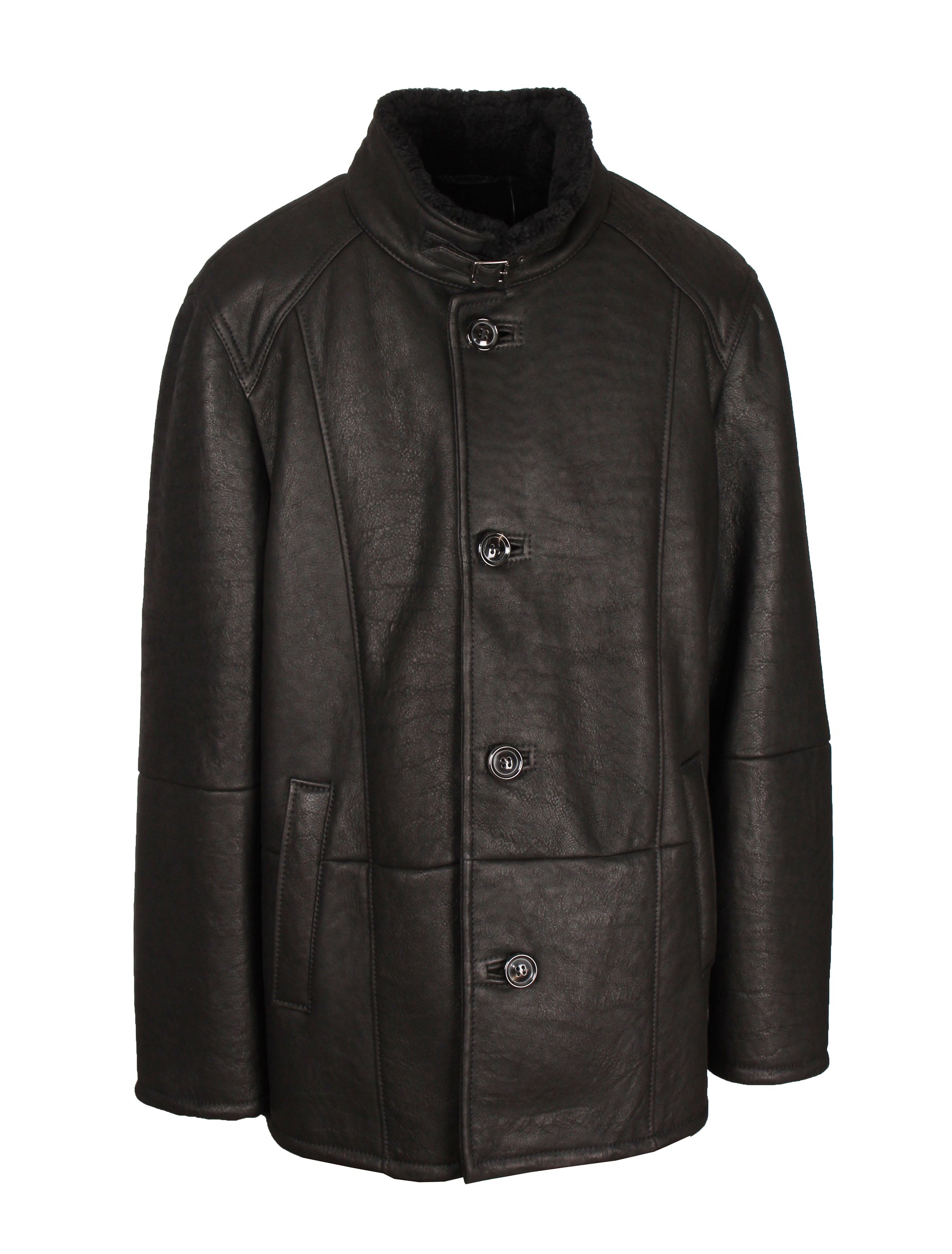 Werner Christ Herren Lammfelljacke - Marcel in schwarz