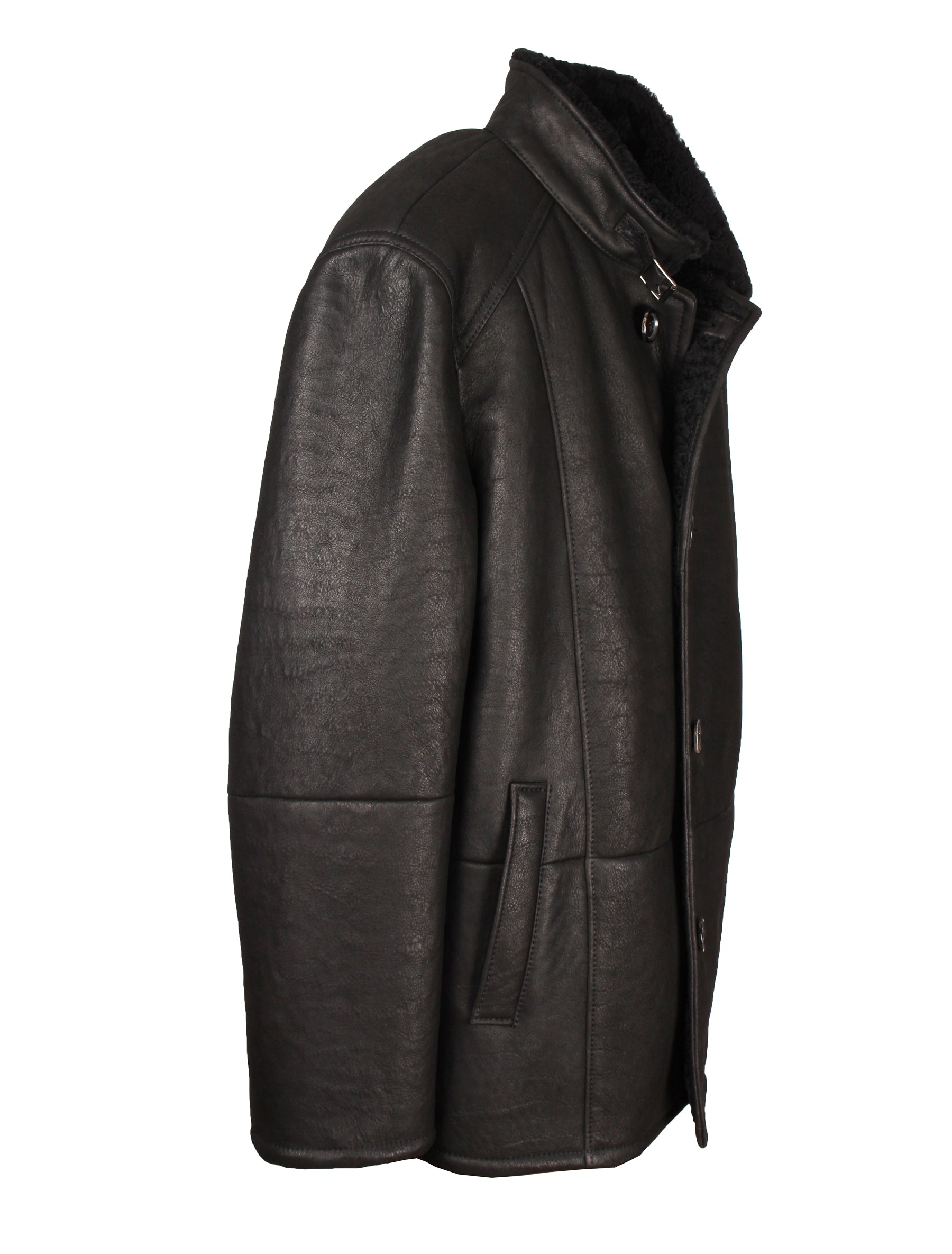 Werner Christ Herren Lammfelljacke - Marcel in schwarz