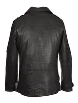 Gipsy Herren Langjacke aus Leder - Mic in graphite