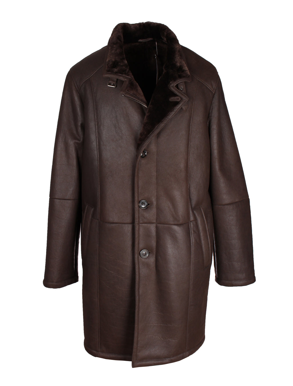 Lederjacke Leder Halbmantel Herren Herren Lammfellmantel Carlos In