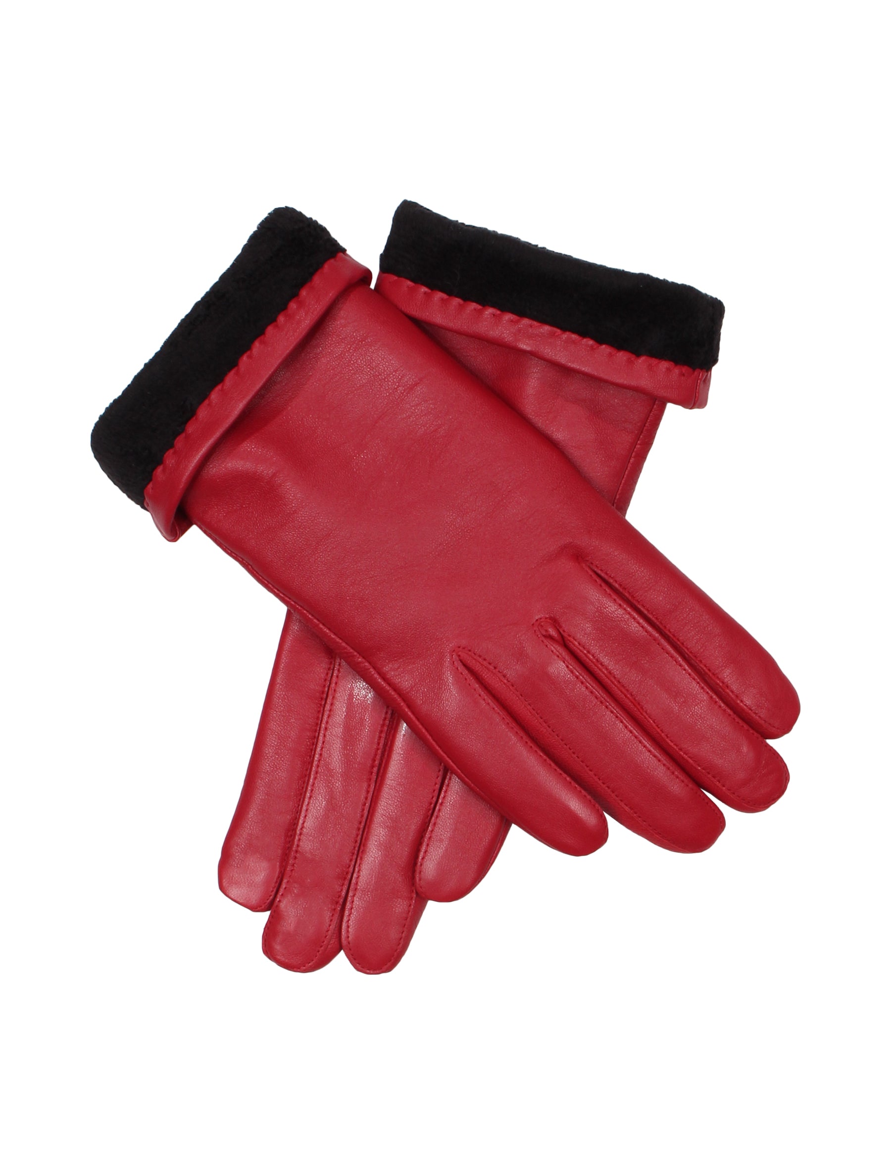 Damen Lederhandschuh von Weikert - WLE 9816 in rot